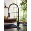 imageMoen Paterson Chrome Water Filtration OneHandle High Arc Pulldown Kitchen Faucet Water Filter for Sink Faucet Sold Separately FS72003Matte Black