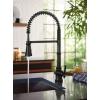 imageMoen Paterson Chrome Water Filtration OneHandle High Arc Pulldown Kitchen Faucet Water Filter for Sink Faucet Sold Separately FS72003Matte Black