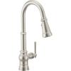 imageMoen Paterson Chrome Water Filtration OneHandle High Arc Pulldown Kitchen Faucet Water Filter for Sink Faucet Sold Separately FS72003Spot Resist Stainless