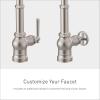 imageMoen Paterson Chrome Water Filtration OneHandle High Arc Pulldown Kitchen Faucet Water Filter for Sink Faucet Sold Separately FS72003Spot Resist Stainless