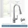 imageMoen Paterson Chrome Water Filtration OneHandle High Arc Pulldown Kitchen Faucet Water Filter for Sink Faucet Sold Separately FS72003Spot Resist Stainless