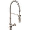 imageMoen Paterson Chrome Water Filtration OneHandle High Arc Pulldown Kitchen Faucet Water Filter for Sink Faucet Sold Separately FS72003Spot Resist Stainless