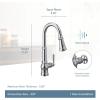 imageMoen Paterson Chrome Water Filtration OneHandle High Arc Pulldown Kitchen Faucet Water Filter for Sink Faucet Sold Separately FS72003Spot Resist Stainless