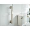 imageMoen YG6424BN Bathroom Safety 24Inch Stainless Steel Traditional Bathroom Grab Bar Brushed NickelBrushed Nickel