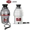 imageWaste King 1 HP Garbage Disposal with Power Cord Food Waste Disposer for Kitchen Sink L80001 HP  Continuous Feed