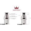 imageWaste King L1001 Garbage Disposal with Power Cord 12 HP ampamp L111 Garbage Disposal with Power Cord 13 HP Gray1 HP