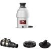 imageWaste King L1001 Garbage Disposal with Power Cord 12 HP ampamp L111 Garbage Disposal with Power Cord 13 HP Gray1 HP
