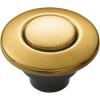 imageMoen Brushed Gold Garbage Disposal Air Switch Coordinating Decorative Button Decorative Button Only Housing Required AS4201BG