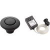 imageMoen Garbage Disposal Air Switch Decorative Button Black AS4201BL  Air Switch Base and Control Unit  ARC4200 Black