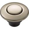 imageMoen Polished Nickel Garbage Disposal Air Switch Coordinating Decorative Button Decorative Button Only Housing Required AS4201NL
