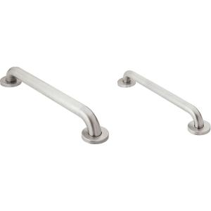 imageMoen Stainless Steel Bathroom Safety 32Inch Grab Bar with Concealed Screws and Slip Resistant Peened Texture R8732PStainless
