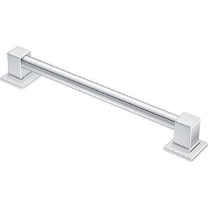 imageMoen YG8824BN Bathroom Safety 24Inch Stainless Steel Modern Bathroom Grab Bar Brushed NickelChrome