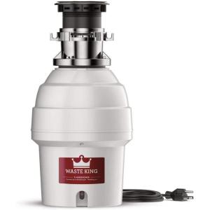 imageWaste King 1 HP Garbage Disposal with Power Cord Food Waste Disposer for Kitchen Sink L800034 HP  Batch Feed