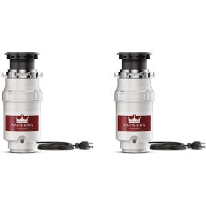imageWaste King L1001 Garbage Disposal with Power Cord 12 HP ampamp L111 Garbage Disposal with Power Cord 13 HP Gray05 HP