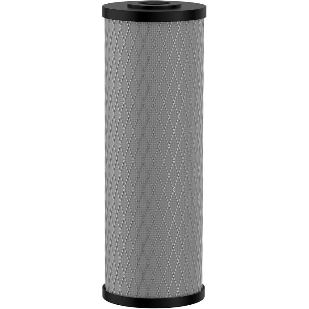 imageMoen Black Single Stage Under Sink Advanced Water Filtration System Standard Carbon Replacement Filter for F9800 F9810