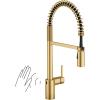 imageMoen Align Brushed Gold 3in1 Water Filtration PreRinse Spring Pull Down Kitchen Faucet Water Filter for Sink Faucet Sold Separately F5923BGBrushed Gold