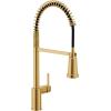 imageMoen Align Brushed Gold 3in1 Water Filtration PreRinse Spring Pull Down Kitchen Faucet Water Filter for Sink Faucet Sold Separately F5923BGBrushed Gold
