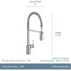 imageMoen Align Brushed Gold 3in1 Water Filtration PreRinse Spring Pull Down Kitchen Faucet Water Filter for Sink Faucet Sold Separately F5923BGBrushed Gold