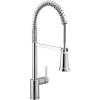 imageMoen Align Brushed Gold 3in1 Water Filtration PreRinse Spring Pull Down Kitchen Faucet Water Filter for Sink Faucet Sold Separately F5923BGChrome