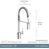 imageMoen Align Brushed Gold 3in1 Water Filtration PreRinse Spring Pull Down Kitchen Faucet Water Filter for Sink Faucet Sold Separately F5923BGMatte Black