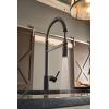 imageMoen Align Brushed Gold 3in1 Water Filtration PreRinse Spring Pull Down Kitchen Faucet Water Filter for Sink Faucet Sold Separately F5923BGMatte Black