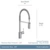 imageMoen Align Brushed Gold 3in1 Water Filtration PreRinse Spring Pull Down Kitchen Faucet Water Filter for Sink Faucet Sold Separately F5923BGMatte Black