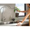 imageMoen Align Brushed Gold 3in1 Water Filtration PreRinse Spring Pull Down Kitchen Faucet Water Filter for Sink Faucet Sold Separately F5923BGSpot Resist Stainless