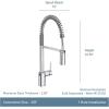 imageMoen Align Brushed Gold 3in1 Water Filtration PreRinse Spring Pull Down Kitchen Faucet Water Filter for Sink Faucet Sold Separately F5923BGSpot Resist Stainless
