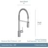 imageMoen Align Brushed Gold 3in1 Water Filtration PreRinse Spring Pull Down Kitchen Faucet Water Filter for Sink Faucet Sold Separately F5923BGSpot Resist Stainless