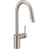 imageMoen Align Brushed Gold 3in1 Water Filtration PreRinse Spring Pull Down Kitchen Faucet Water Filter for Sink Faucet Sold Separately F5923BGSpot Resist Stainless