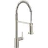 imageMoen Align Brushed Gold 3in1 Water Filtration PreRinse Spring Pull Down Kitchen Faucet Water Filter for Sink Faucet Sold Separately F5923BGSpot Resist Stainless