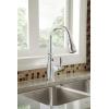 imageMoen Brantford Chrome Smart Faucet Touchless Pull Down Sprayer Kitchen Faucet with Voice Control and Power Boost 7185EVCChrome