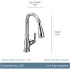 imageMoen Brantford Chrome Smart Faucet Touchless Pull Down Sprayer Kitchen Faucet with Voice Control and Power Boost 7185EVCOil Rubbed Bronze