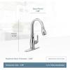 imageMoen Brantford Chrome Smart Faucet Touchless Pull Down Sprayer Kitchen Faucet with Voice Control and Power Boost 7185EVCSpot Resist Stainless