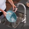 imageMoen Brantford Chrome Smart Faucet Touchless Pull Down Sprayer Kitchen Faucet with Voice Control and Power Boost 7185EVCSpot Resist Stainless