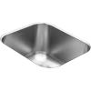 imageMoen GS18442 1800 Series 165inch 18 Gauge Undermount Single Bowl Stainless Steel Kitchen or Bar Sink