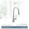 imageMoen Kurv Chrome 3in1 Water Filtration Pull Down Kitchen Faucet Water Filter for Sink Faucet Sold Separately F9126Matte Black
