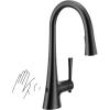 imageMoen Kurv Chrome 3in1 Water Filtration Pull Down Kitchen Faucet Water Filter for Sink Faucet Sold Separately F9126Matte Black
