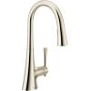 imageMoen Kurv Chrome 3in1 Water Filtration Pull Down Kitchen Faucet Water Filter for Sink Faucet Sold Separately F9126Polished Nickel
