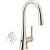 imageMoen Kurv Chrome 3in1 Water Filtration Pull Down Kitchen Faucet Water Filter for Sink Faucet Sold Separately F9126Polished Nickel