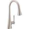 imageMoen Kurv Chrome 3in1 Water Filtration Pull Down Kitchen Faucet Water Filter for Sink Faucet Sold Separately F9126Spot Resist Stainless