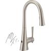 imageMoen Kurv Chrome 3in1 Water Filtration Pull Down Kitchen Faucet Water Filter for Sink Faucet Sold Separately F9126Spot Resist Stainless