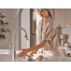 imageMoen Kurv Chrome 3in1 Water Filtration Pull Down Kitchen Faucet Water Filter for Sink Faucet Sold Separately F9126Spot Resist Stainless