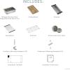 imageMoen Luxe Chef 18Gauge Stainless Steel Undermount 33quot x 19quot Double Bowl Workstation Kitchen Sink Includes Cutting Board Flexible Drying Rack Colander Bottom Sink Grid and Drain GS182040BUXDual Mount
