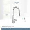 imageMoen S72308EVSRS STO Smart Touchless Pull Down Sprayer Kitchen Faucet with Voice Control and Power Boost Spot Resist StainlessMatte Black