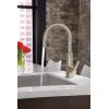 imageMoen S72308EVSRS STO Smart Touchless Pull Down Sprayer Kitchen Faucet with Voice Control and Power Boost Spot Resist StainlessSpot Resist Stainless