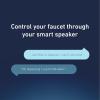 imageMoen S72308EVSRS STO Smart Touchless Pull Down Sprayer Kitchen Faucet with Voice Control and Power Boost Spot Resist StainlessSpot Resist Stainless