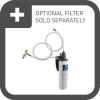 imageMoen Sinema Chrome 3in1 Water Filtration OneHandle Pulldown Kitchen Faucet FS7235 with Moen F9800 Advanced Carbon Water Filtration SystemChrome