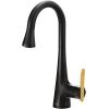 imageMoen Sinema Chrome 3in1 Water Filtration OneHandle Pulldown Kitchen Faucet FS7235 with Moen F9800 Advanced Carbon Water Filtration SystemMatte Black
