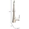 imageMoen Sinema Chrome 3in1 Water Filtration OneHandle Pulldown Kitchen Faucet FS7235 with Moen F9800 Advanced Carbon Water Filtration SystemPolished Nickel
